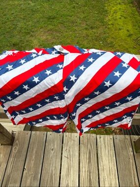 Royal and Awesome golf shorts - Red, White & Blue Size 40